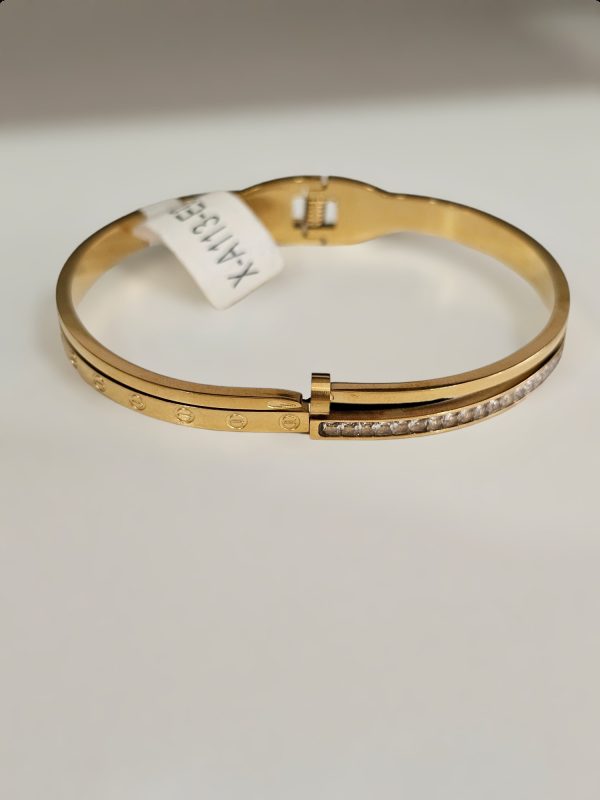 Pulsera clavo cristal